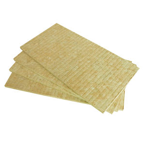 Panneau en laine de roche insonorisant, imperméable, isolation thermique 80 mm, ISO9001, fabricant de cloisons intérieures - Product Image 1