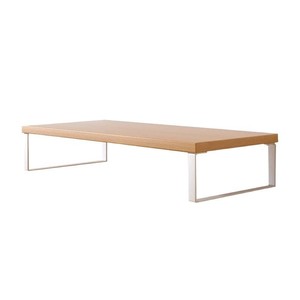 <b>Desktop</b> Computer Riser Stand Monitor Lift <b>Shelf</b> Office Desk Storage Rack Rectangle Standing Type Single Layer Organizer - Product Image 2