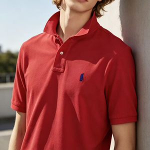 Polo <span class=keywords><strong>de</strong></span> Hombre Estilo Casual Elegante, Algodón <span class=keywords><strong>de</strong></span> Lujo Ligero, Estilo Academia Tianshan <span class=keywords><strong>de</strong></span> Kazajstán, Polos con Contraste - Product Image 6