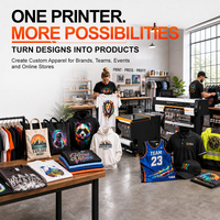 Imprimante DTF 60CM à double tête d'impression, imprimante directe sur film, effet broderie en relief, machine d'impression de t-shirts pour vêtements personnalisés