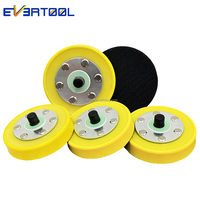 EVERTOOL 75mm 5/16 UNF PSA Schleifunterlage, 3-Zoll Luftschleifer-Schleifpad mit Geringer Vibration und Perfekter Balance