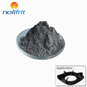 Nolifrit RTU one black coat on steel vitreous enamel frit powder for cookware&subway panel