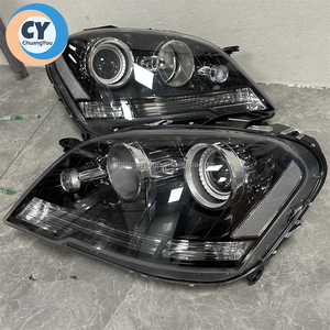Pour <span class=keywords><strong>mercedes</strong></span>-benz M-CLASS <span class=keywords><strong>ML</strong></span> W164 lentille de phare 2009 2010 2011 phare d'origine ML350 ML500 550 AMG ML63 ML53 lumière de couleur foncée - Product Image 2