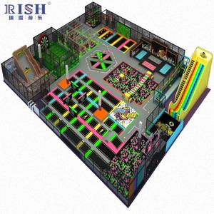 Aire de jeux intérieure souple de haute qualité Rish pour enfants, grande aire de saut, parc de trampolines intérieur - Product Image 5