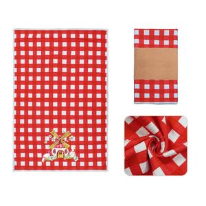 Chiffons de cuisine en microfibre à motif gaufré écossais, séchage rapide, ultra absorbants, couleur unie, pour le lavage et le nettoyage - Product Image 1