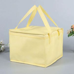 Sac isotherme réutilisable en polyester pour emballage alimentaire à emporter, écologique et imperméable pour le rangement en panier - Product Image 3