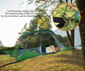 Tenda da Albero Leggera per 2-3 Persone Tenda Sospesa Amaca da Campeggio Casa sull'Albero da Campeggio a Doppio Strato di Grande Successo - Product Image 4
