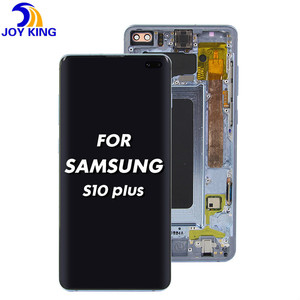 Remplacement pour Samsung Galaxy <span class=keywords><strong>S10</strong></span> Plus Assemblage d'écran OLED avec cadre avec empreinte digitale pour la réparation de téléphone - Product Image 2