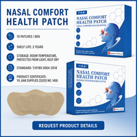 Patchs Nasaux Herbalisés en Gros pour le Soulagement des Maux de Nez, Certifiés ISO, 10 Patchs/Boîte, Durée de Vie de 2 Ans, pour Nez Bouché et Sécheresse Nasale