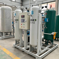 Generador de Nitrógeno Lugas Montado en Plataforma, Compacto, Personalizado, de Alta Pureza y Productividad, Multivoltaje, para Uso Industrial