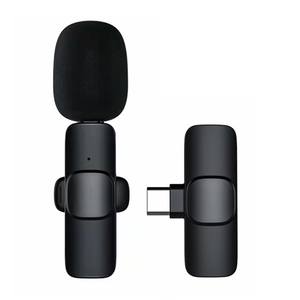Clip sans fil microphone sans fil microphone sans fil pour téléphone mobile Live Stream/Interview/Short Video/<span class=keywords><strong>youtube</strong></span> - Product Image 1