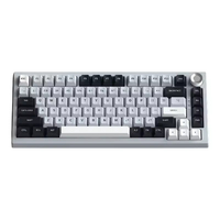 Clavier mécanique personnalisé K81 à trois modes, rétroéclairage RGB, étanche, gravures latérales, sans fil, pour le bureau et les jeux e-sport