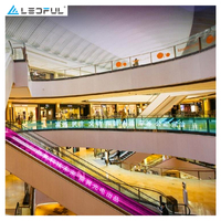 Écran LED Adhésif Super Mince P2 P3 P6.67 P6.25 P7 P8 P10 P15 P20, Carte PCB Flexible à Film Transparent pour Affichage Publicitaire
