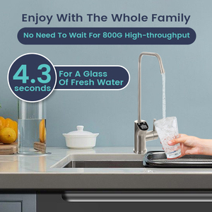 Système de filtration d'eau RO avec compteur TDS et rappel de temps, débit rapide 600 GPD, surveillance TDS, sans réservoir, vente en gros usine - Product Image 3