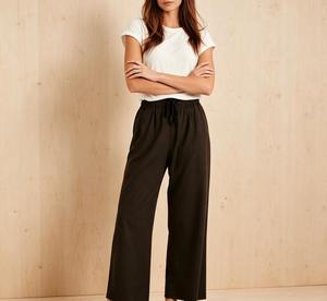 Bmama Premium Linen Blend Wide Leg Trousers for Women Lightweight Casual Pants - Product Image 1