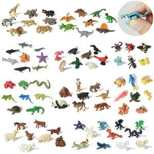 1Inch Tpr Model Restaurant Kids Meal Gift Cheap Promotional Gift Toy for Snack Food Pack