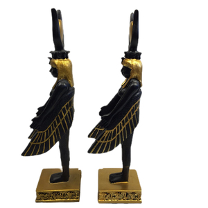 Statue <span class=keywords><strong>de</strong></span> <span class=keywords><strong>la</strong></span> <span class=keywords><strong>déesse</strong></span> égyptienne Isis aux ailes ouvertes, divinité <span class=keywords><strong>de</strong></span> <span class=keywords><strong>la</strong></span> <span class=keywords><strong>maternité</strong></span>, magie, sagesse et nature, sculpture décorative pour <span class=keywords><strong>la</strong></span> maison - Product Image 3