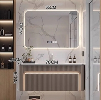 Nouvelles unités de meubles-lavabos de salle de bain avec armoire sous-vasque, vente en gros d'usine, ensemble d'armoires de salle de bain murales étanches