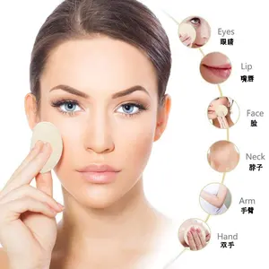 Nul Afval 3.15 "Ronde Organische Hennep Katoen Herbruikbare Makeup Remover Pads Chemische Gratis Herbruikbare Hennep Advertenties