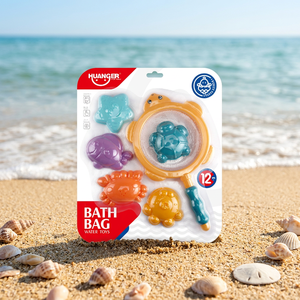 <span class=keywords><strong>Jouet</strong></span> <span class=keywords><strong>de</strong></span> <span class=keywords><strong>bain</strong></span> en plastique pour bébé le plus vendu flottant Squirt Bathtime Fun Beach Kid Net inspiré par la tortue d'eau océanique - Product Image 2