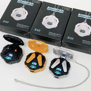 Écouteurs sans fil X45 TWS avec affichage numérique, réduction de bruit ENC, éclairage RGB, étanches, pour le gaming - Product Image 4