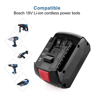 Batterie rechargeable au lithium-ion <span class=keywords><strong>18V</strong></span> 3000mAh, <span class=keywords><strong>pack</strong></span> de batterie pour outil sans fil, remplacement de batterie pour <span class=keywords><strong>Bosch</strong></span>, vente directe d'usine - Product Image 4
