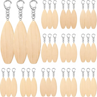 Großhandel Blanko Holz-Schlüsselanhänger, Individuelle Unbehandelte Holz-Schlüsselanhänger, Mehrformige Holz-Schlüsselringe für DIY-Handwerk Geschenk Souvenir