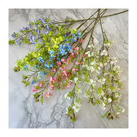 QYY Maison Jardin Décoration De Haute Qualité Artificielle Chinoise Alpine Rush Babysbreath Fleur De Soie