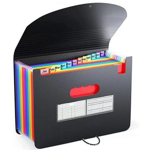 Hot bán 24-túi PP tài liệu lưu trữ Organizer A4 mở rộng tập tin thư mục xách tay accordion túi tài liệu cho các trường học văn phòng - Product Image 1