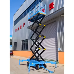 Plataforma Elevadora de Tijera Eléctrica Portátil Mini, Plataforma Elevadora de Tijera Móvil para Trabajos en Interiores y Exteriores - Product Image 5