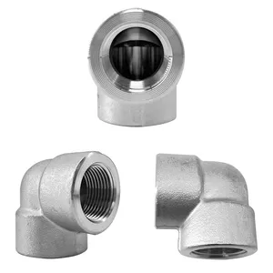 90 degree seamless welded sanitary fittings 316 stainless steel forged pipe bends fittings