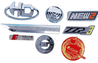 Créez votre propre emblème de voiture personnalisé en plastique ABS chromé, logo 3D, badge de voiture, autocollant en lettres chromées, emblèmes de voiture, badges en gros