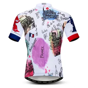 Chine-ropa personalizada para hombre y mujer, conjunto de maillot de ciclista profesional