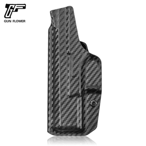 Pistolet et fleur tactique arrière IWB en Fiber de carbone l'étui <span class=keywords><strong>Kydex</strong></span> s'adapte à 9mm - Product Image 2