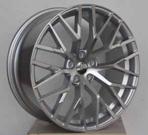 <span class=keywords><strong>Rueda</strong></span> de aleación Flrocky <span class=keywords><strong>20</strong></span>*9 5X112 para llantas de coche Audi a la venta aros de radios de alambre 66,6 SH - Product Image 4