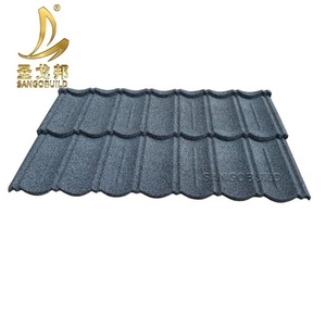 Tuile de toiture légère en acier Galvalume revêtue de pierre, 0,4 mm/0,45 mm, pour la rénovation de maisons - Product Image 6