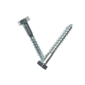 Factory Wholesale Carbon Steel Blue Zinc Plated Hex <strong>Wood</strong> <strong>Screw</strong> DIN571 - Product Image 4