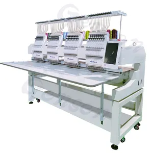 Commercial four heads embroidery machine computerized industrial 4 heads t shirt cap embroidery machine price for sale