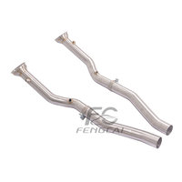 Tubería de Escape Recta para Ferrari F12 812 812GTS 6.2L, Acero Inoxidable, Tubos de Escape de Alto Rendimiento, Mejora de Potencia