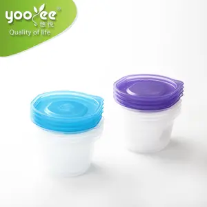 Plastic Ware Fresh Keeping Storage Box Containers 550mlx4 Pcs Storage Boxes & Bins Food Container Set Rectangle Modern 17.8/15
