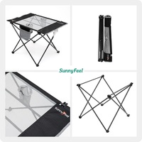 Table de camping pliable compacte et légère, table pliante de camping en plein air, mini table