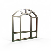 Ventanas Francesas de Aluminio Modernas Personalizadas de Fábrica con Doble Vidrio Templado