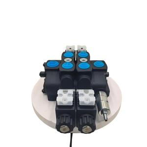 วาล์วควบคุมทิศทางไฮดรอลิกแบบแยกส่วน ฮัวเหมาโอ SD8 90 ลิตร/นาที 2-สปูล ควบคุมด้วยโซลินอยด์ (เครื่องยนต์ดีเซล) - Product Image 6