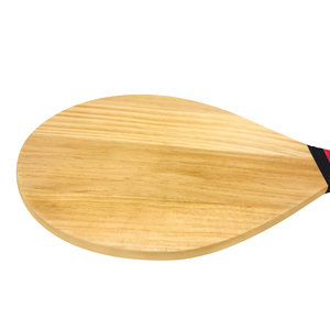 Diseño de impresión personalizado Juego de pelota y raqueta de playa de madera Producto deportivo y de entretenimiento - Product Image 3