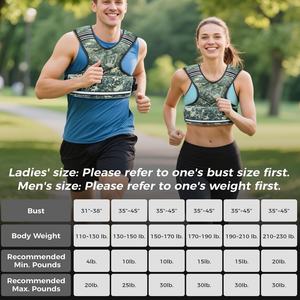 Chaleco con Peso Ajustable, Chaleco de Entrenamiento para Mujeres y Hombres, Chaleco con Peso para Entrenamientos en Casa, Correr, Caminar y Entrenamiento de Fuerza - Product Image 5