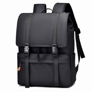 Mochila escolar personalizada de cuero sintético con logotipo, puerto USB, portátil, impermeable, para senderismo, negocios y viajes. - Product Image 5