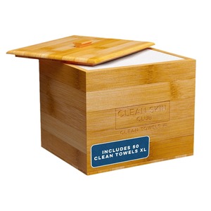 Clean Skin Club - Dispensador de Toallas de Madera con Cajón, Diseño Moderno para Almacenamiento de Toallas XL - Product Image 2