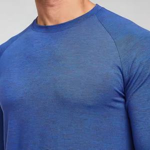 Pull en tricot à col rond pour homme, nouveau design du fabricant, automne, hauts de sport, t-shirt à manches longues pour homme - Product Image 3