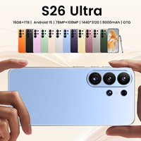 S26 Ultra 16GB RAM 5G Android 1TB Vault 7.3 Pulgadas 120Hz 8000mAh 10 Núcleos Multi-Voz Compatible con la Industria Garantía Comercial Global Clon