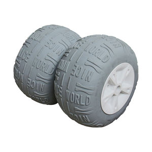 <span class=keywords><strong>Carro</strong></span> de aluminio de polipropileno antideslizante de 12 pulgadas, rueda de <span class=keywords><strong>globo</strong></span> para <span class=keywords><strong>Kayak</strong></span> con capacidad de 200 libras, uso en la playa y la arena - Product Image 3